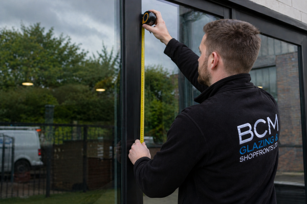On-site Glass Dimension Measuring Service